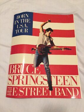 Bruce SPRINGSTEEN 1984 BORN IN THE USA Tour Concert Book Frankfort,  GERMANY/TIC